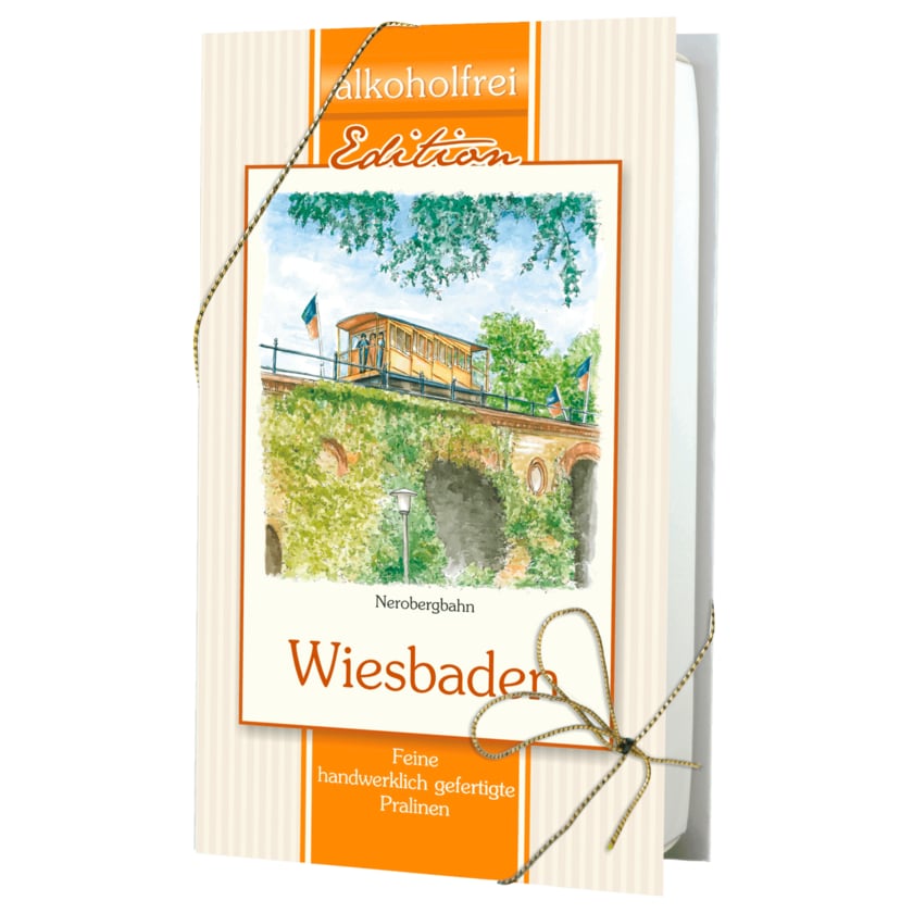 Wiesbaden Nerobergbahn Pralienenbuch alkoholfrei 75g